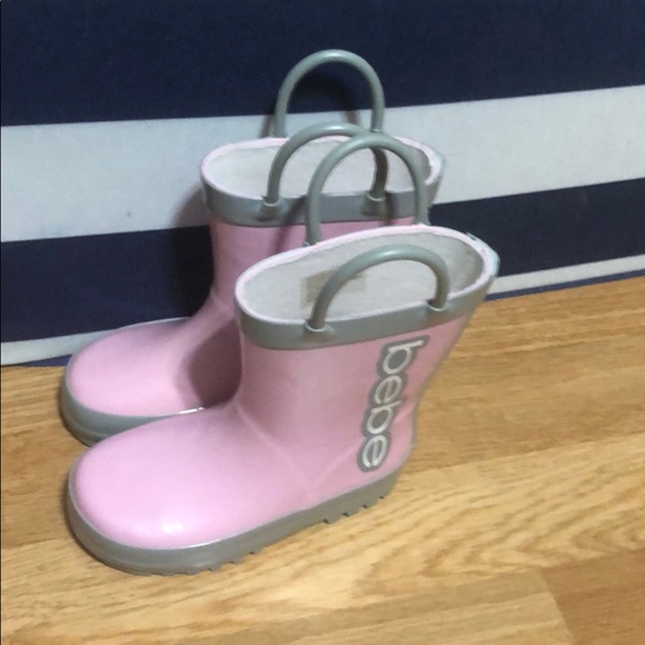 Bebe toddler rain boots sz M (7/8) - Picture 4 of 9